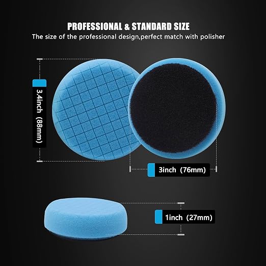 Green Heavy Cut Pad, Buffing Polishing Pads, SPTA 1Pc 3.5 Inch Face - Image 2
