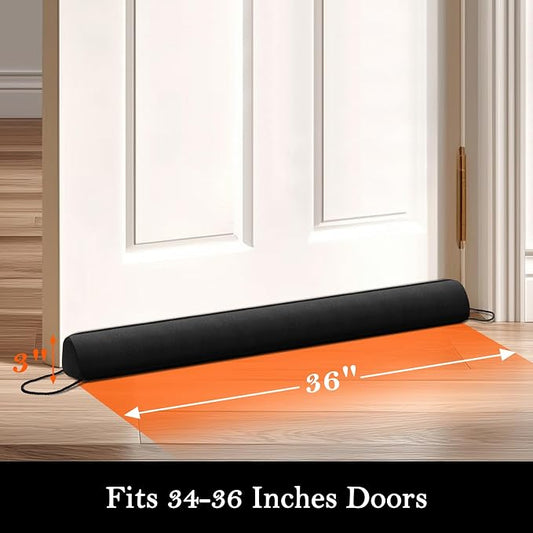 Sunolga 36" Door Draft Stopper Blocks Hot and Cold Air - Image 2