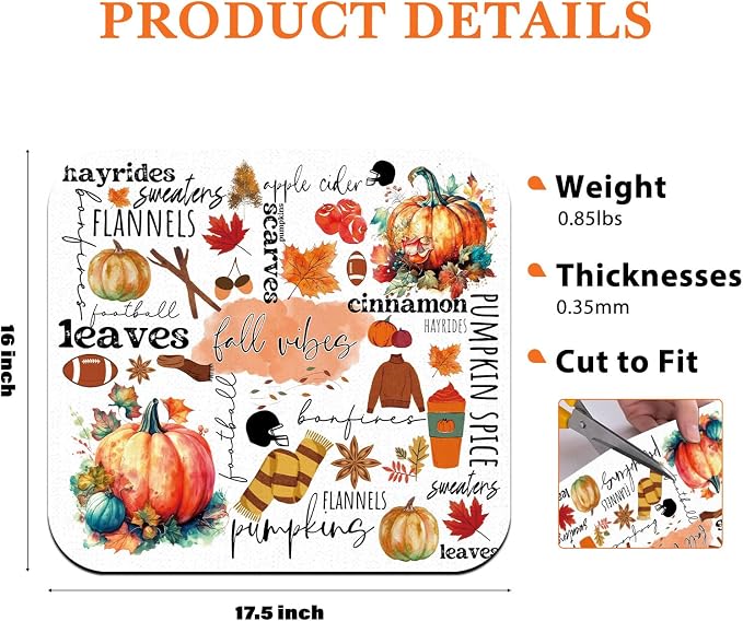 Fall Pumpkin Dish Drying Mat - Image 7