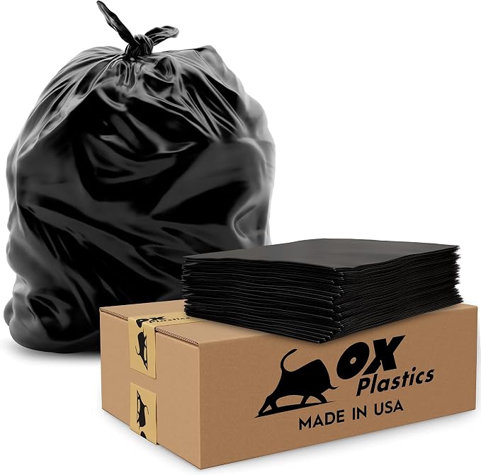 55 Gallon Trash Can Liners Bags 4 Mil - Image 6