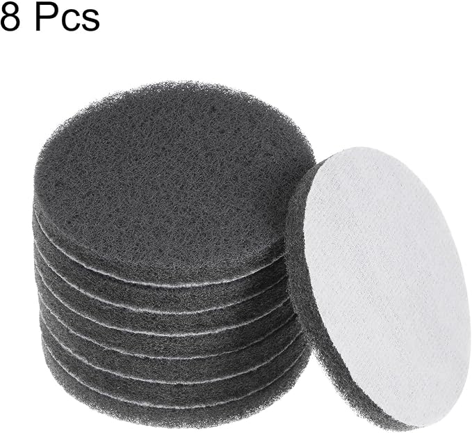 HARFINGTON 8pcs Drill Power Brush 4 Inch Tile Scrubber Scouring Pads 1000-1200 - Image 6