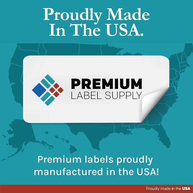 Premium Label Supply White Sticker Bottle Labels – 3" x 1.5" – Laser/Inkjet - Image 7