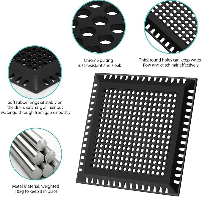 Hair Catcher/Drain Strainer/Shower Drain Cover - Image 6