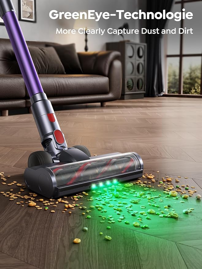 Cordless Vacuum Cleaner, 600W 50KPA 65 Mins Runtime Vacuum Cleaners - Image 8