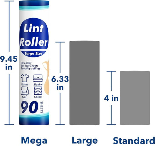 360 Sheets Sticky Lint Rollers Refills - Image 2