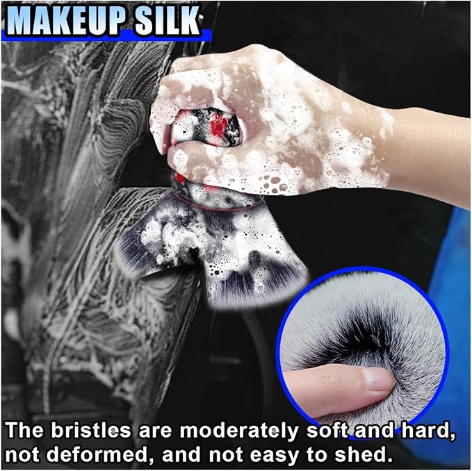 Car Detailing Brush, Ultra Soft Bristles XL Synthetic Brush, Auto Interior - Image 6
