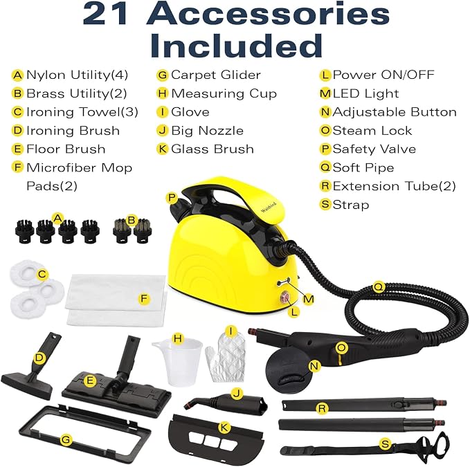 Steam Cleaner, 248°F High-Temperature Steam - Image 6