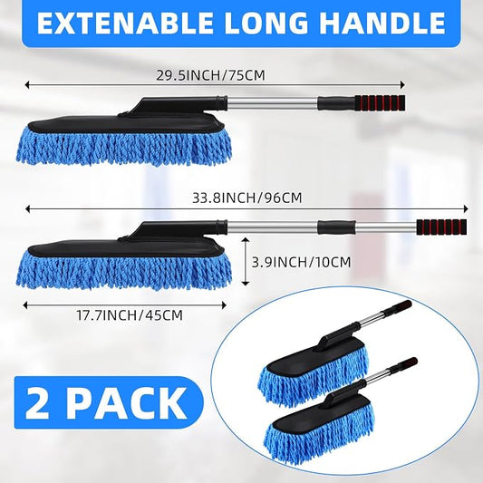 Tanlade 2 Pack Microfiber Car Duster Exterior Scratch Free - Image 2
