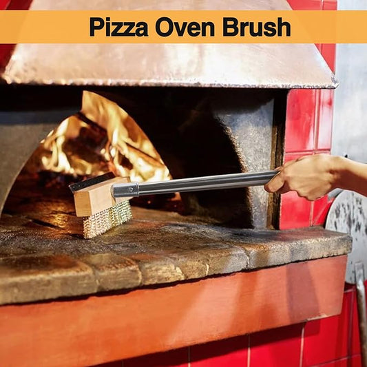 Stainless Steel Pizza Oven Brush, Grill Brush - Image 2