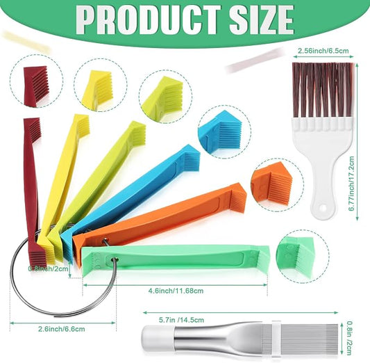 CHENGU 4 Pieces Air Conditioner Fin Cleaner Set 2 Different Fin Comb Condenser - Image 2