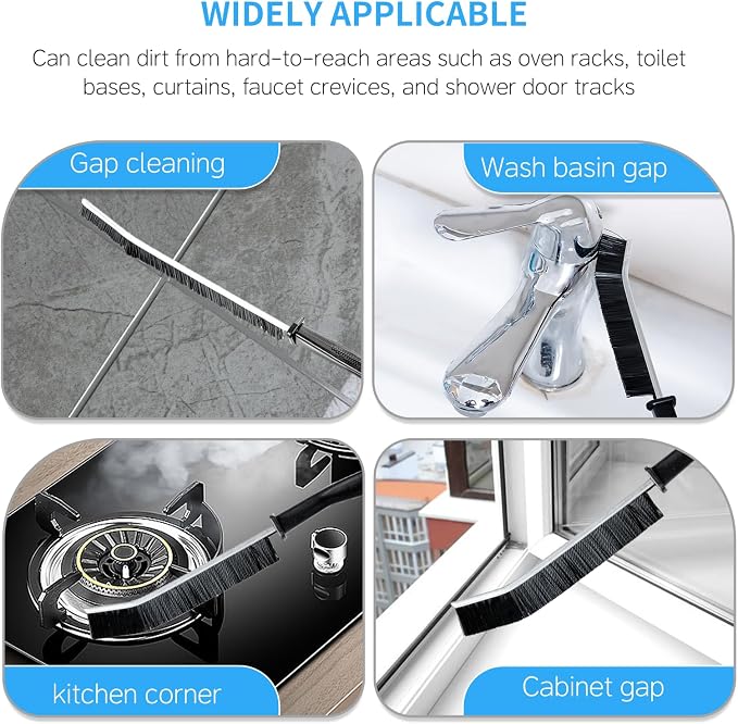 3 Pcs Crevice Cleaning Brush, 23cm Toilet Brush - Image 7