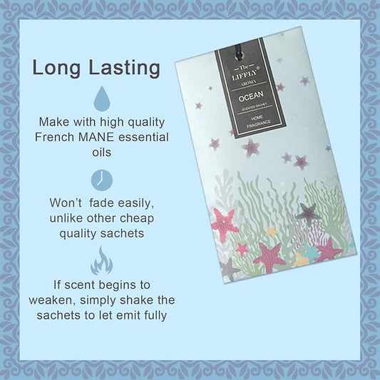 14 Packs Ocean Scented Sachets for Drawers and Closets - Image 2