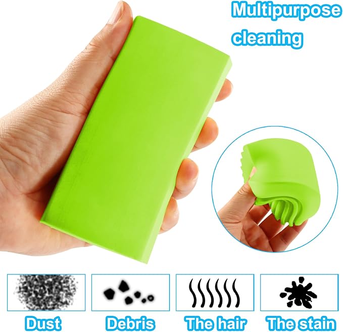 4-Pack Damp Cleaning Sponge Brush Set - Image 5