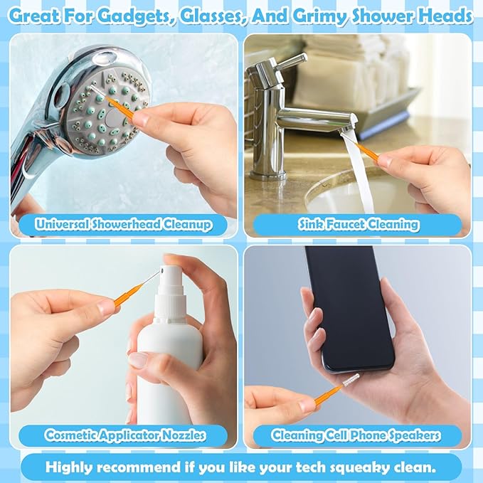 80 Pcs Multisize Shower Head Cleaner Tool - Image 7