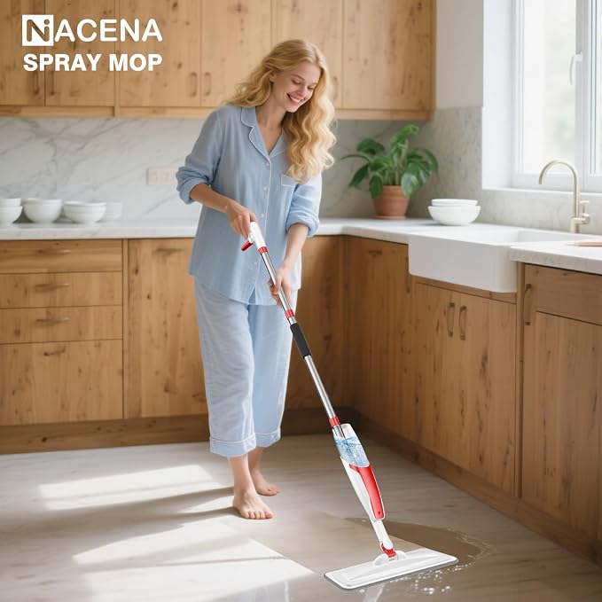 nacena Spray Mop for Floor Cleaning, Dust Mop - Image 7