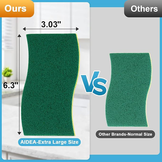 AIDEA XL Scrub Sponges 24Count, Sponges - Image 2