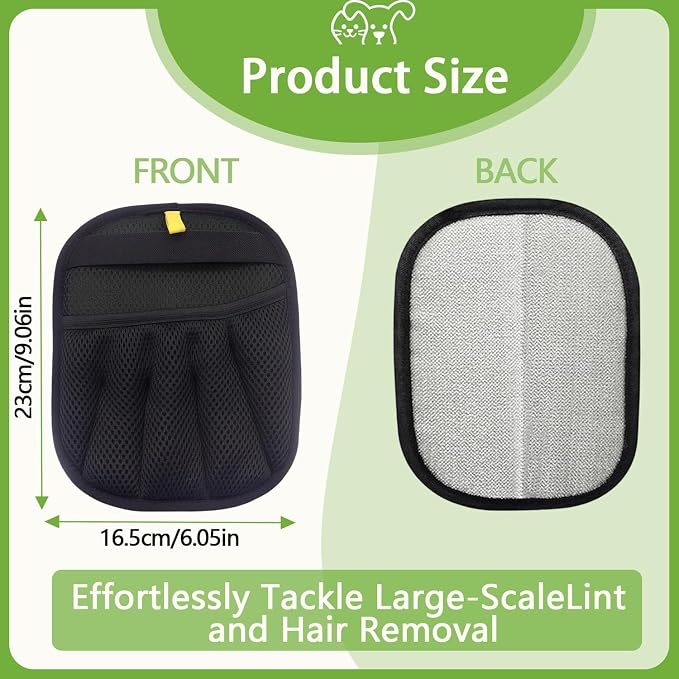 2 Packs Electrostatic Pet Hair Remover Glove - Image 7