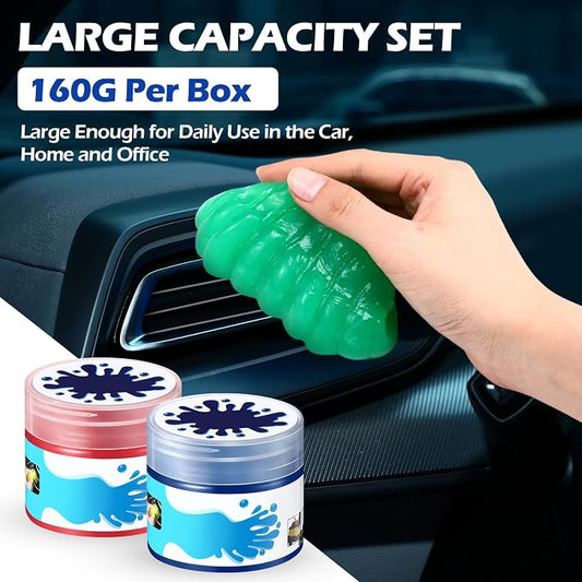 12 Pack Car Cleaning Gel Detailing Cleaner Putty Auto Clean Dust Mud Tools - Image 2