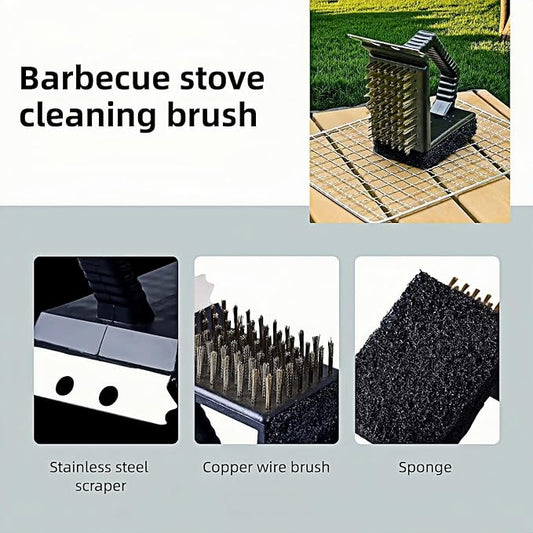 3-in-1 Heavy Duty Grill Brush - Image 2