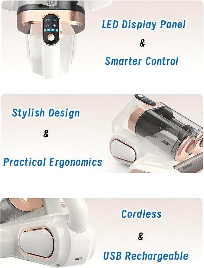 Cordless Mattress Vacuum Cleaner, Bed Vacuum Cleaner - Image 6