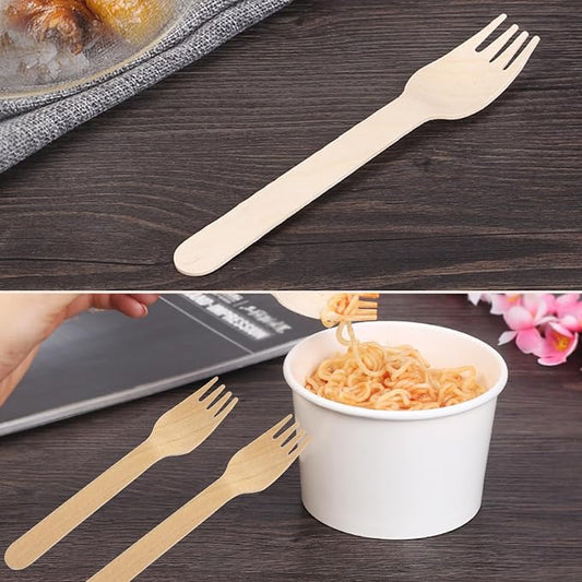 Perfect Stix Disposable Wooden Forks - Image 2
