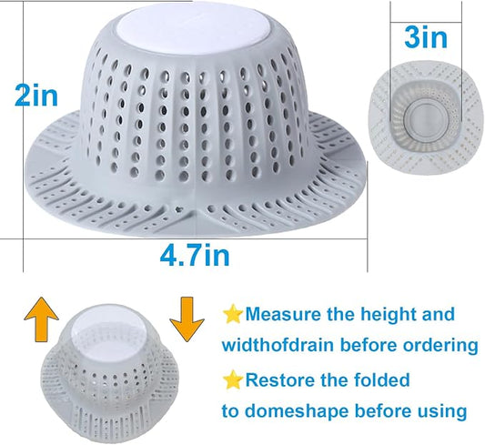 Silicone Shower Drain Hair Catcher - Image 2