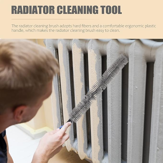 Uonlytech Dust Cleaning Brush Condenser Coil Cleaning Tool Home Radiator - Image 9