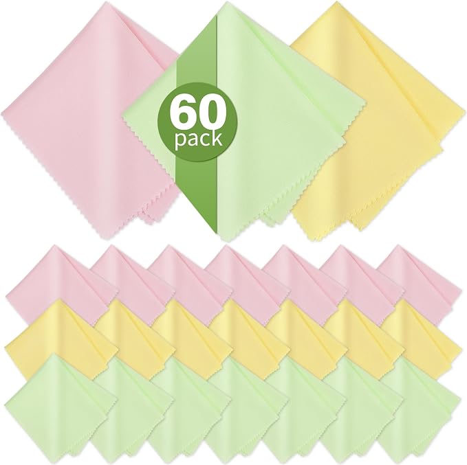 60-Pack Microfiber Cleaning Cloths - Image 8
