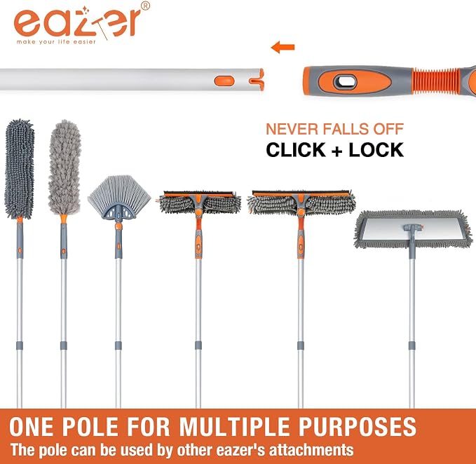 Eazer 89'' Squeegee Window Cleaner 2 in 1 Rotatable Window Cleaning Tool Kit - Image 9