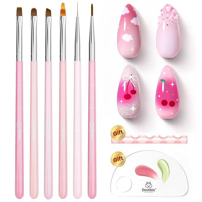 Beetles Nail Art Brushes - Image 9