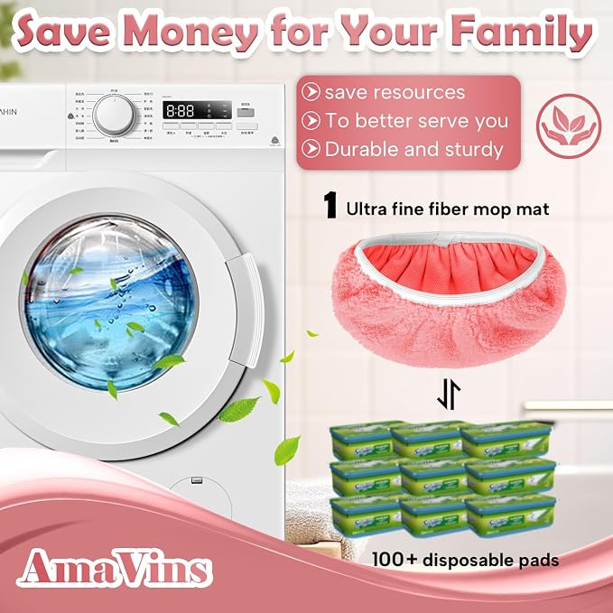 5 Pack Reusable Microfiber Mop Pads Compatible - Image 7