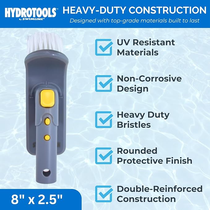 SWIMLINE HYDROTOOLS Pool Floor Wall Step Brush - Image 6