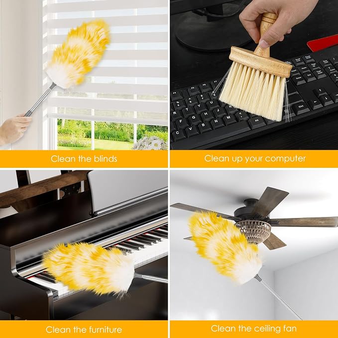 Lambswool Duster, Long Feather Dusters - Image 7