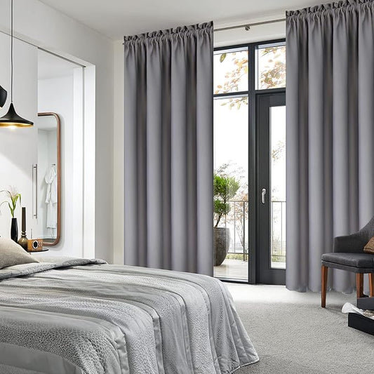 DWCN Blackout Curtains for Bedroom – Thermal Insulated Room Darkening Drapes - Image 2