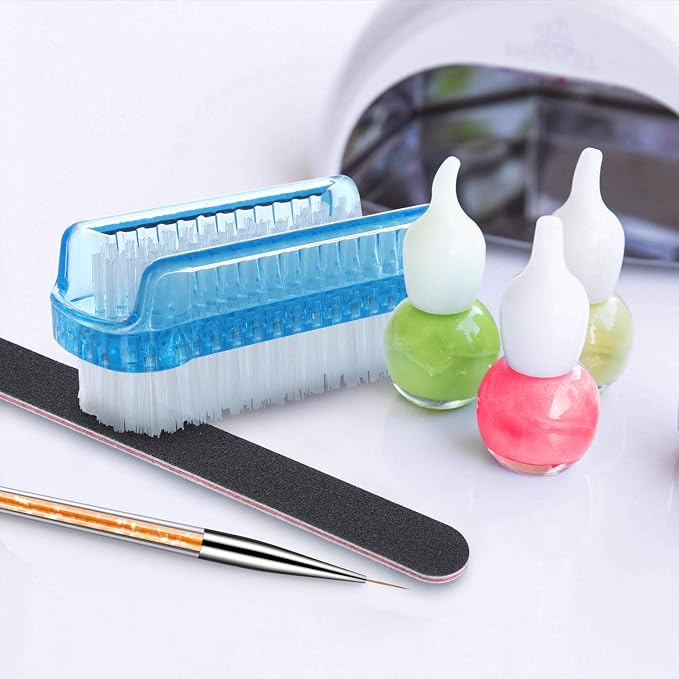 BTYMS 6 Pcs Nail Brush for Cleaning Dual-sided Fingernail Scrub Cleaning - Image 7