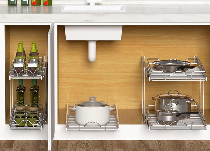 OCG Pull Out Cabinet Organizer, Pull out Drawers, Cabinet Pull Out Shelves - Image 7