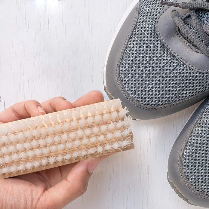 Sneaker Cleaner Brush/Cleaning Brush Premium Double Sided Wooden Shoe Care - Image 4