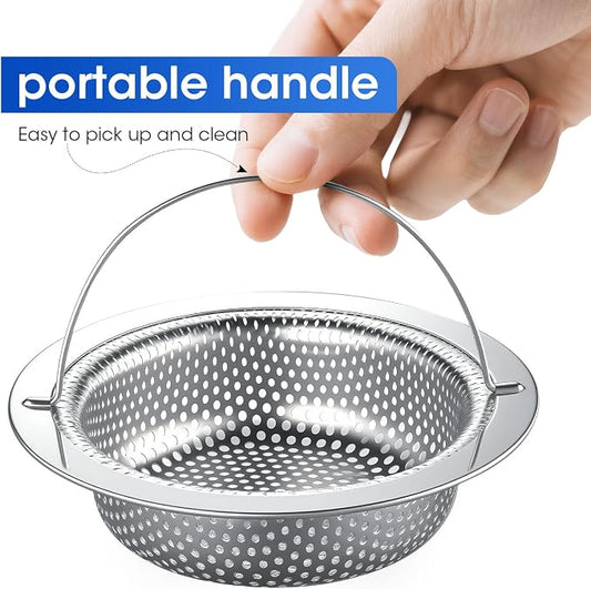 2 Pack 4.5" Kitchen Sink Strainer - Image 2