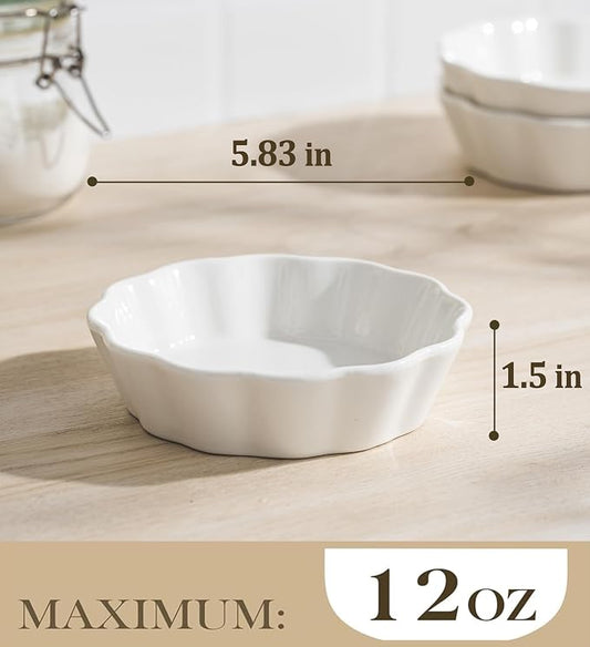 Mini Baking Dish Set, 12 oz Ramekins - Image 2