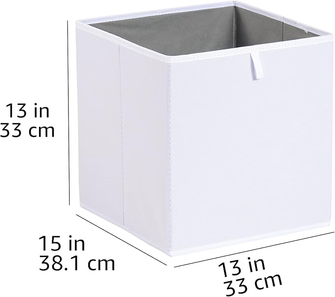Amazon Basics Cube Organizer Bins, Collapsible Storage Baskets - Image 5