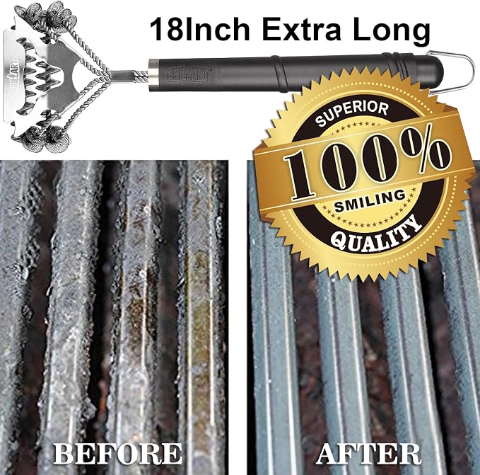 GRILLART Grill Brush for Outdoor Grill Bristle Free - Image 7