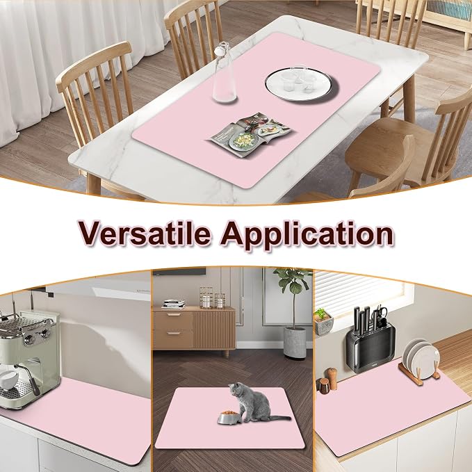 Dish Drying Mat for Kitchen, Coffee Station Pad Mats - Image 6