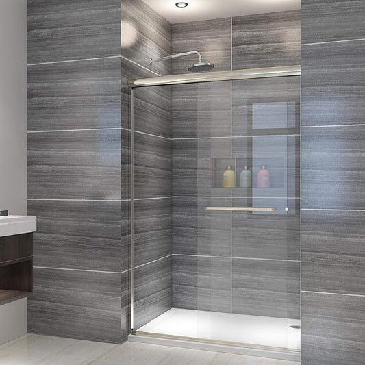 ELEGANT Showers 46.5 in.- 48 in. W x 72 in. H, Semi-Frameless 2 Bypass Sliding - Image 2