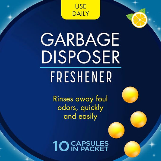 Glisten Garbage Disposer Freshener, Sink Disposal Odor Eliminator, Quick and - Image 2