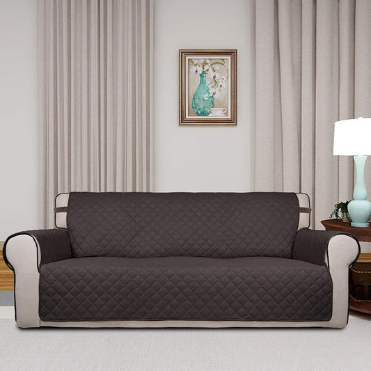 PureFit Reversible Quilted Sofa Cover, Water Resistant Slipcover Furniture - Image 2