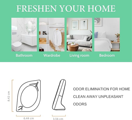 Air Freshener for Home, 4 Pack, Eucalyptus & Mint, Odor Eliminator for Small - Image 2