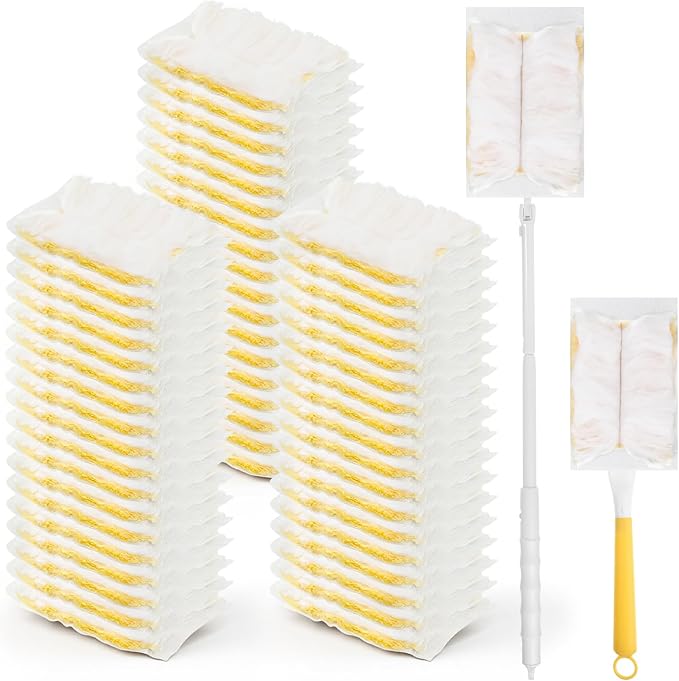 62 Pcs Duster Refills for Swiffe Duster, 360° Heavy Duty Dusters Refill - Image 8