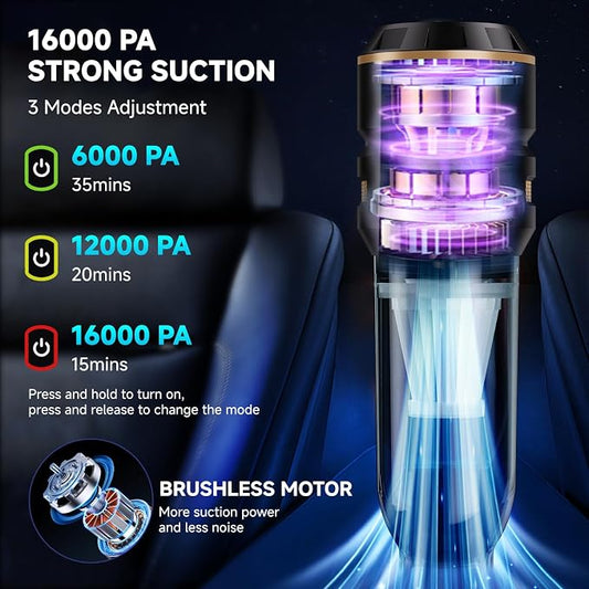 Handheld Vacuum Cordless, Car Vacuum Cleaner - Image 2