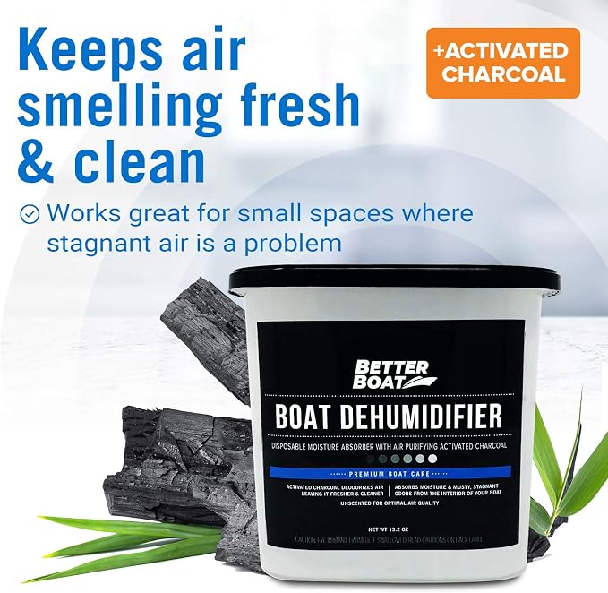 Moisture Absorber and Boat Dehumidifier, Charcoal Odor Remover - Image 8