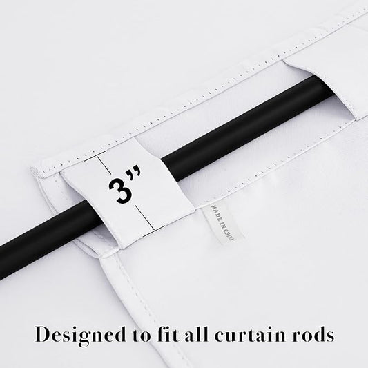 RYB HOME Half Blackout Curtains - Image 2